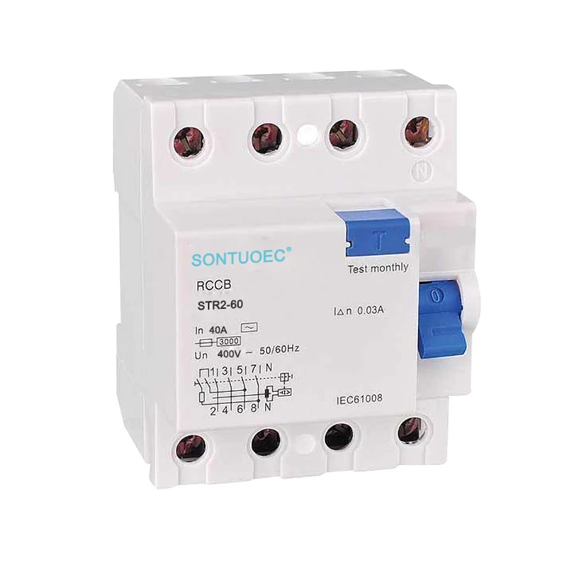 ប្រភេទ 4P 63A / 30mA RCD RCD AC
